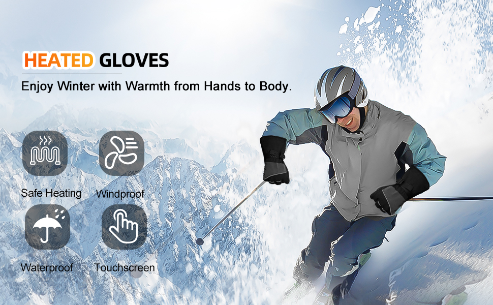 Winter Waterproof Ski Snow Warm Gloves for Women Men with Touchscreen Fingers for Hiking Biking Outdoor Sports winter waterproof ski snow warm gloves for women men with touchscreen fingers for hiking biking outdoor sports