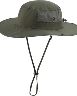 upf50+ mens sun hat wide brim womens uv protection beach bucket hat for fishing hiking snap up