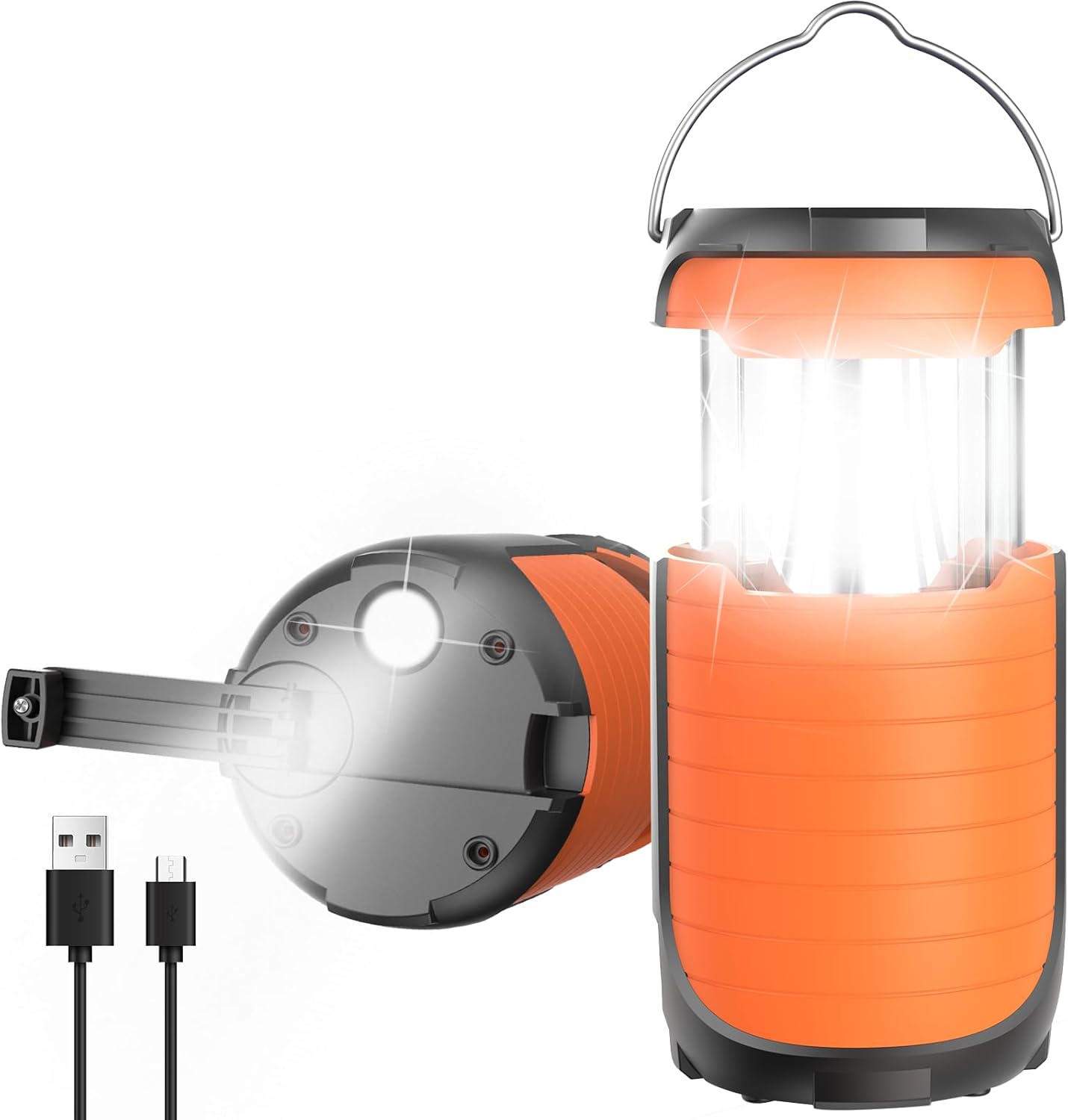 rechargeable battery powered camping lantern, usb charging port, waterproof camping lamp for emergency/ hiking/ fishing rechargeable battery powered camping lantern, usb charging port, waterproof camping lamp for emergency/ hiking/ fishing