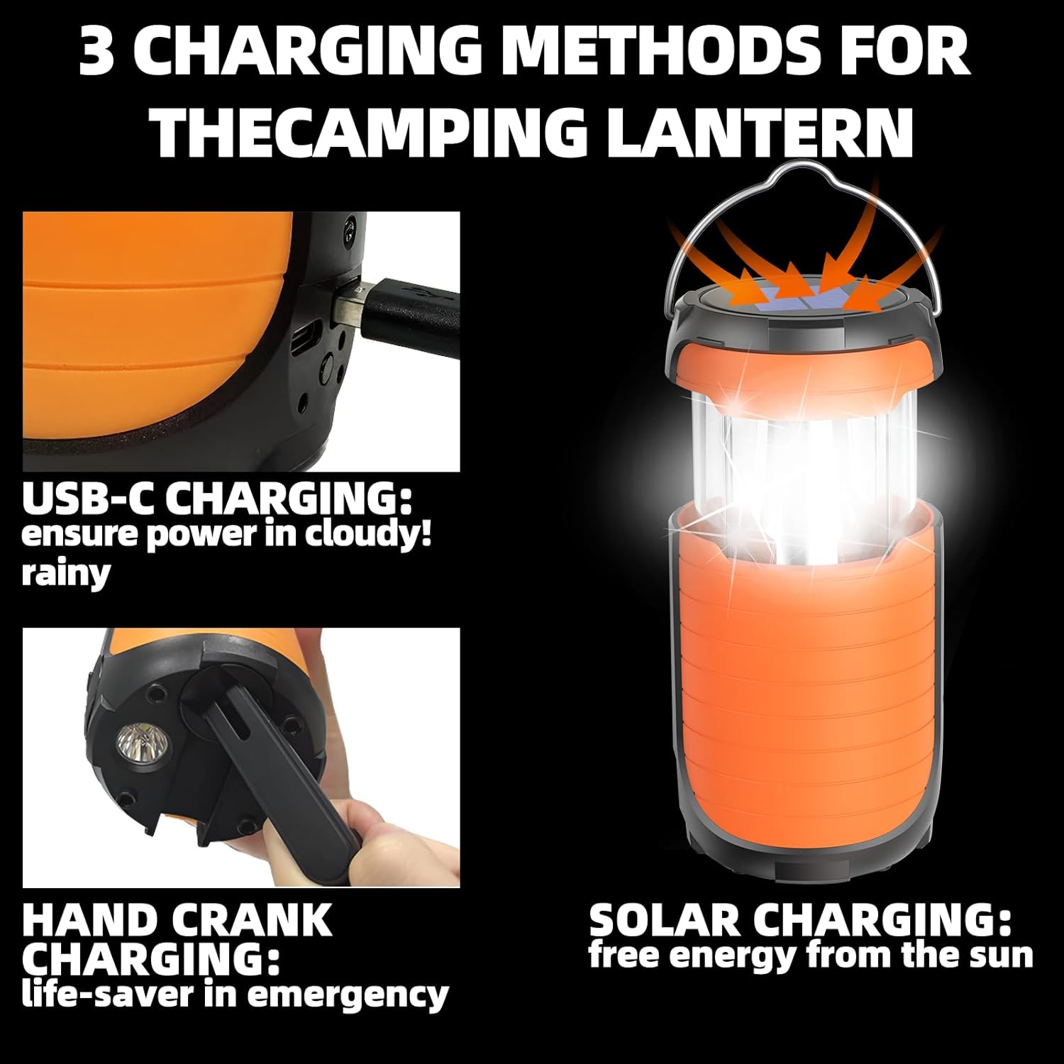 rechargeable battery powered camping lantern, usb charging port, waterproof camping lamp for emergency/ hiking/ fishing rechargeable battery powered camping lantern, usb charging port, waterproof camping lamp for emergency/ hiking/ fishing