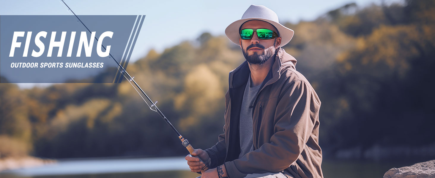 sunglasses for men women unbreakable frame cycling fishing wrap around sunglasses uv400 protection