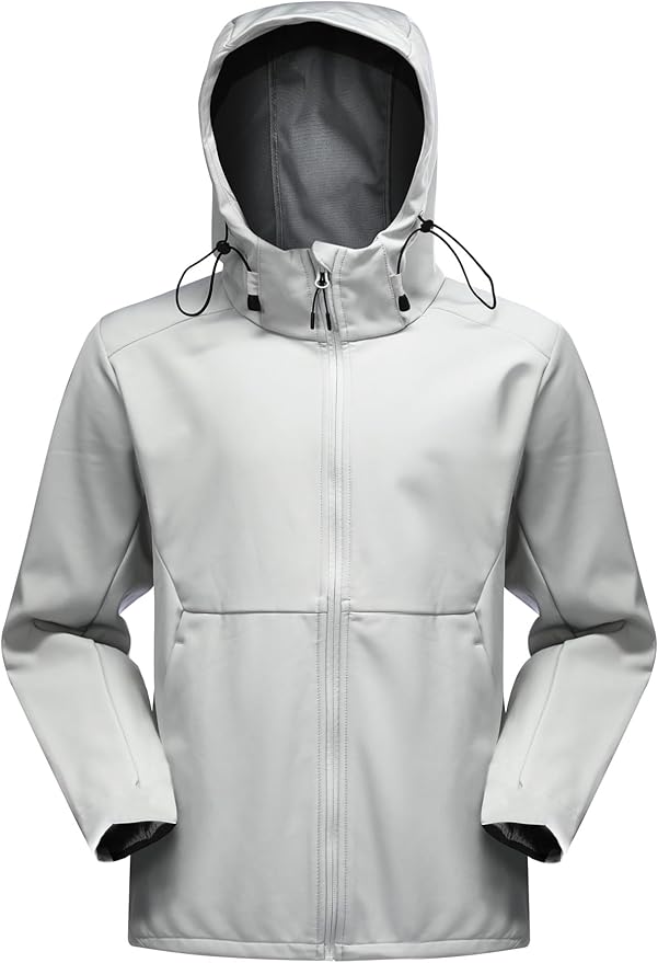 men's softshell jacket hooded fleece lined lightweight warm water resistant shell jacket men's softshell jacket hooded fleece lined lightweight warm water resistant shell jacket