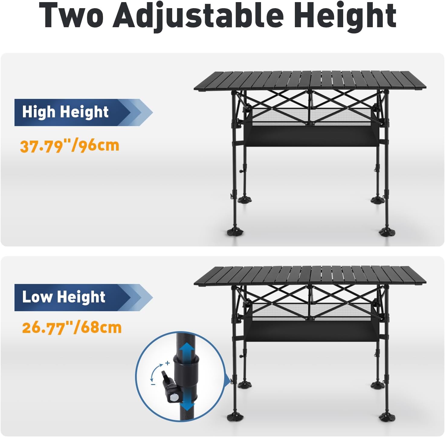 camp folding camping table, portable roll up table camp folding camping table, portable roll up table