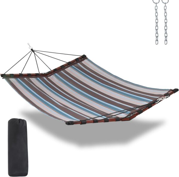 12ft 2 person hammock large hammock quick dry 450lb capacity with v shaped hardwood spreader bar & nylon rope 12ft 2 person hammock large hammock quick dry 450lb capacity with v shaped hardwood spreader bar & nylon rope