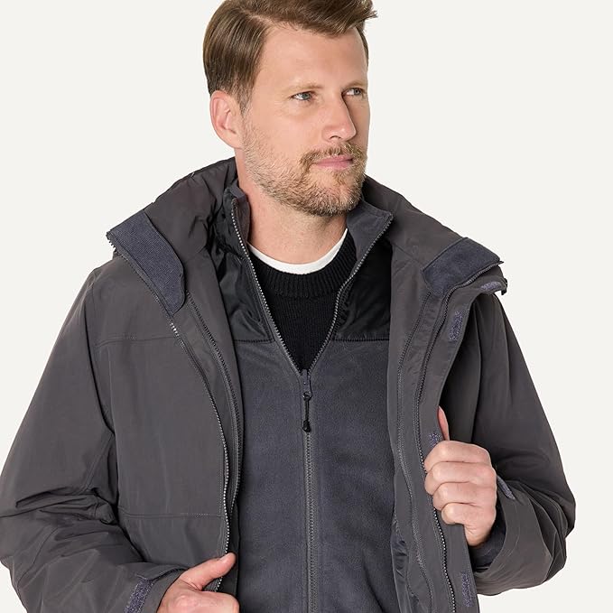 mens water resistant 3 in 1 snow jacket mens water resistant 3 in 1 snow jacket