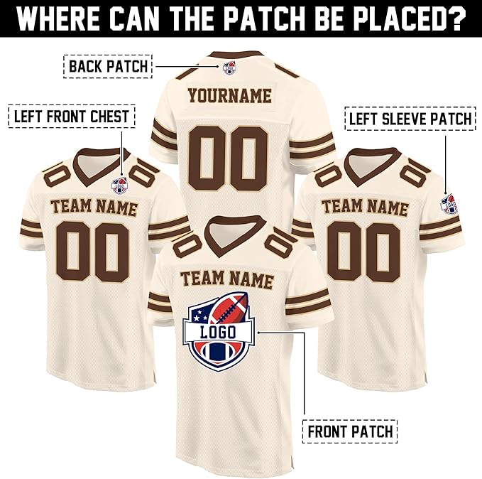 custom football jersey personalized name, number & logo, customized sport jerseys for men, women, youth, toddlers custom football jersey personalized name, number & logo, customized sport jerseys for men, women, youth, toddlers