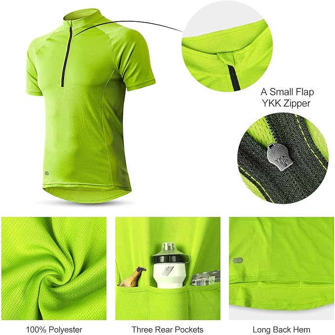 men's cycling jerseys moisture wicking short sleeve quick dry bike jersey long sleeve(size m)) men's cycling jerseys moisture wicking short sleeve quick dry bike jersey long sleeve(size m))