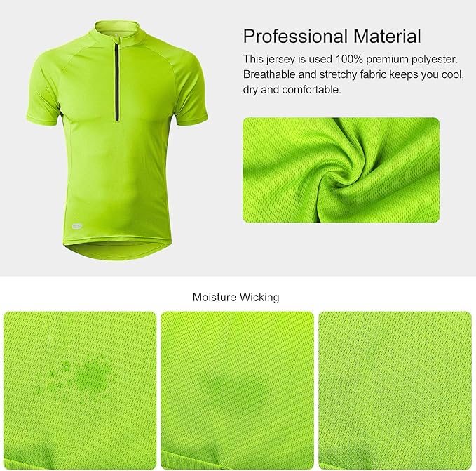 men's cycling jerseys moisture wicking short sleeve quick dry bike jersey long sleeve(size m)) men's cycling jerseys moisture wicking short sleeve quick dry bike jersey long sleeve(size m))