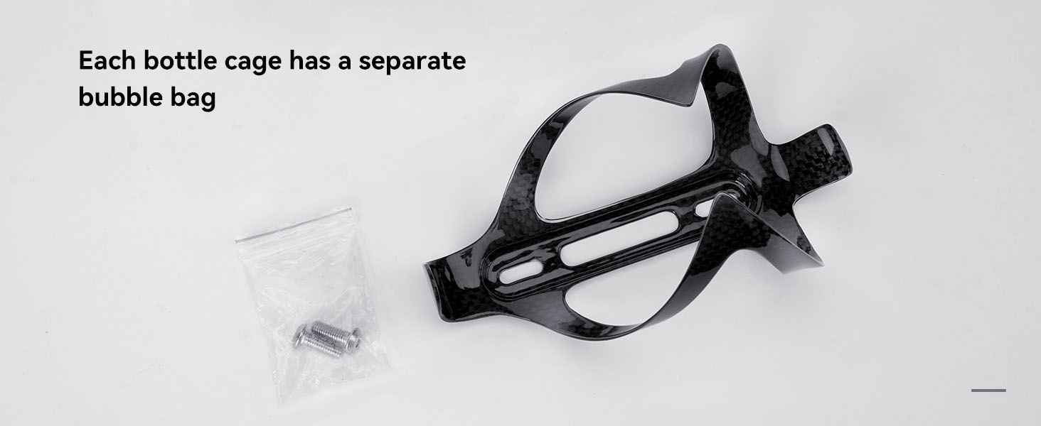 carbon fiber lightweight bicycle water bottle cage for cycling