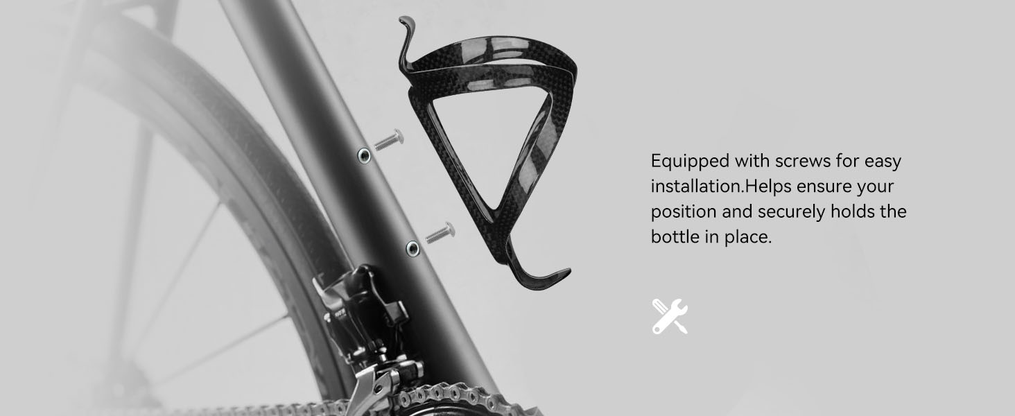carbon fiber lightweight bicycle water bottle cage for cycling